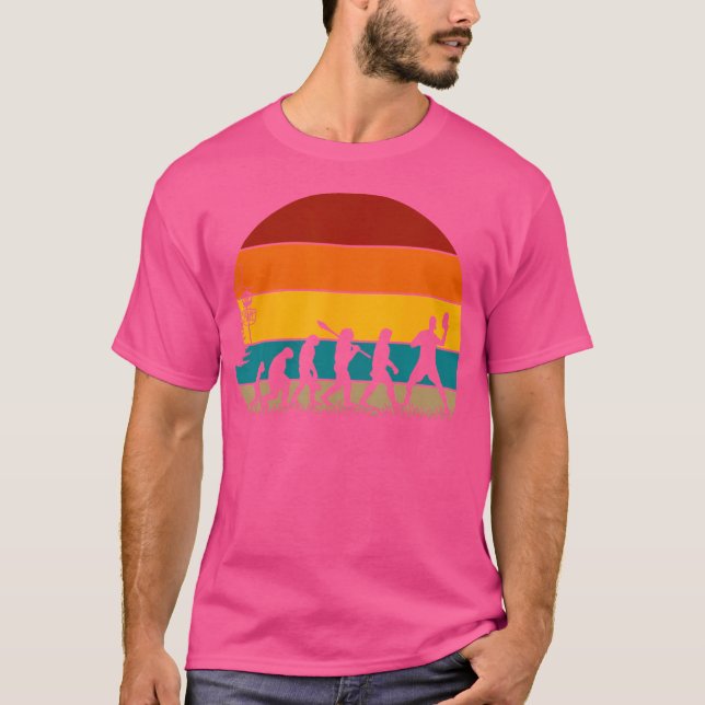 Disk Golf Evolution T-Shirt (Vorderseite)