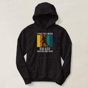 Disk Golf Funny Sprichwort Retro Disk Golf Hoodie