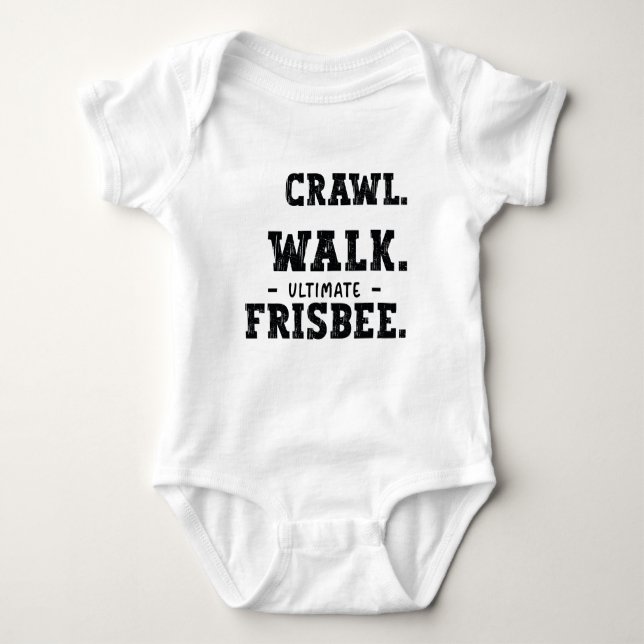 Disk Golf - Future Frisbee Buddy - Frisbee Disk Baby Strampler (Vorderseite)