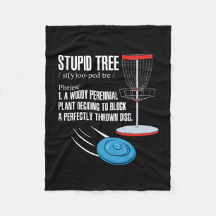 Disk Golf Geschenke Fleecedecke