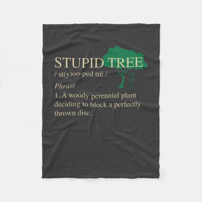 Disk Golf Geschenke Fleecedecke (Vorderseite)