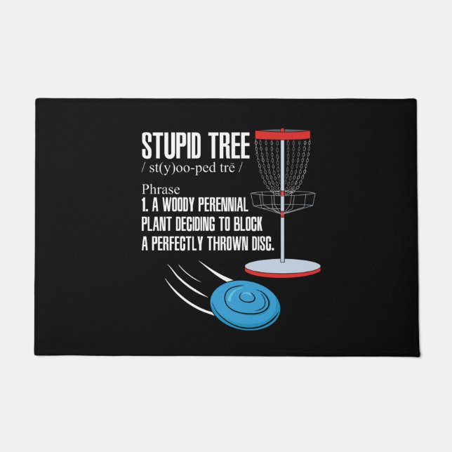 Disk Golf Geschenke Fußmatte (Vorderseite)