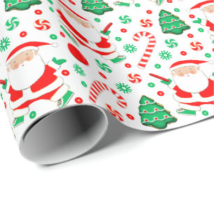 Disk Golf Holiday Geschenkpapier