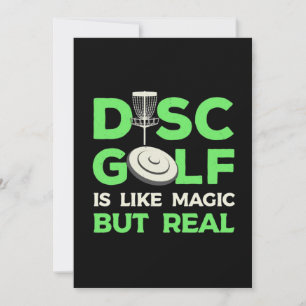 Disk Golf ist wie Magie, aber real Einladung