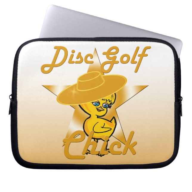 Disk Golf Laptopschutzhülle (Vorderseite)