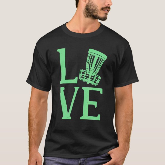 Disk Golf Liebe 2 T-Shirt (Vorderseite)