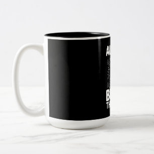 Disk Golf macht immer die Bäume verantwortlich Zweifarbige Tasse