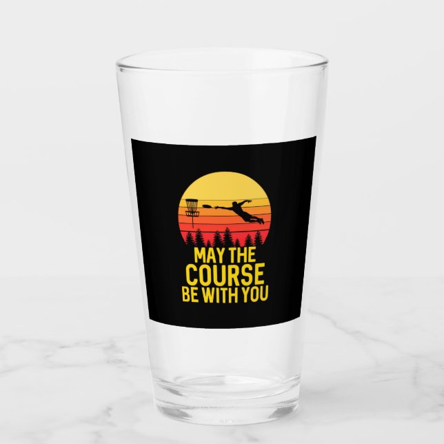 Disk Golf mit Ihnen Glas (Vorderseite)