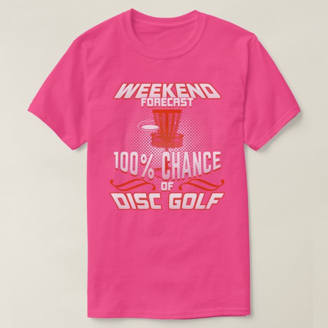 Disk Golf Player-Geschenk T-Shirt (Design vorne)