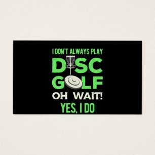 Disk Golf Player   Ich spiele nicht immer Golf spi