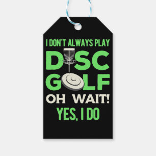 Disk Golf Player Ich spiele nicht immer Golf spi Geschenkanhänger