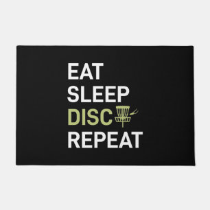 Disk Golf Player Sleep Disk Golf wiederholen Fußmatte
