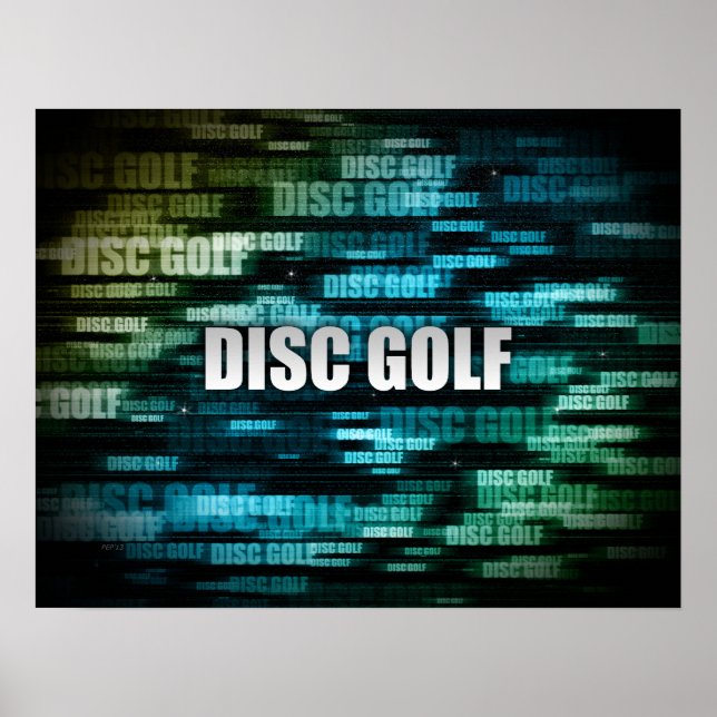 Disk Golf Poster (Vorne)