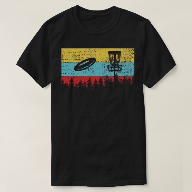 Disk Golf Retro 1 T-Shirt (Design vorne)