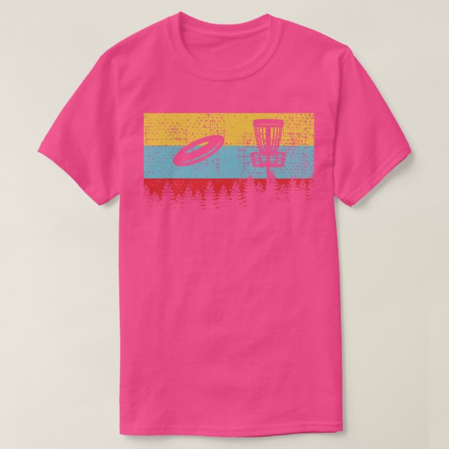 Disk Golf Retro 3 T-Shirt (Design vorne)