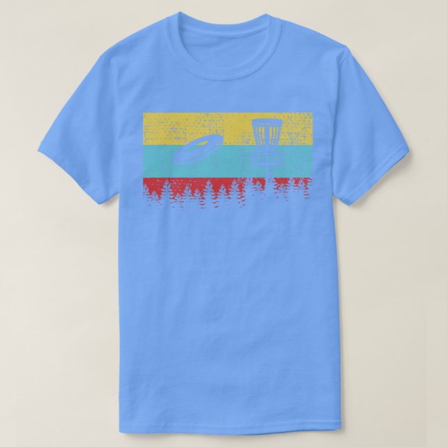 Disk Golf Retro 3 T-Shirt (Design vorne)