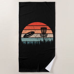 Disk Golf Retro Strandtuch