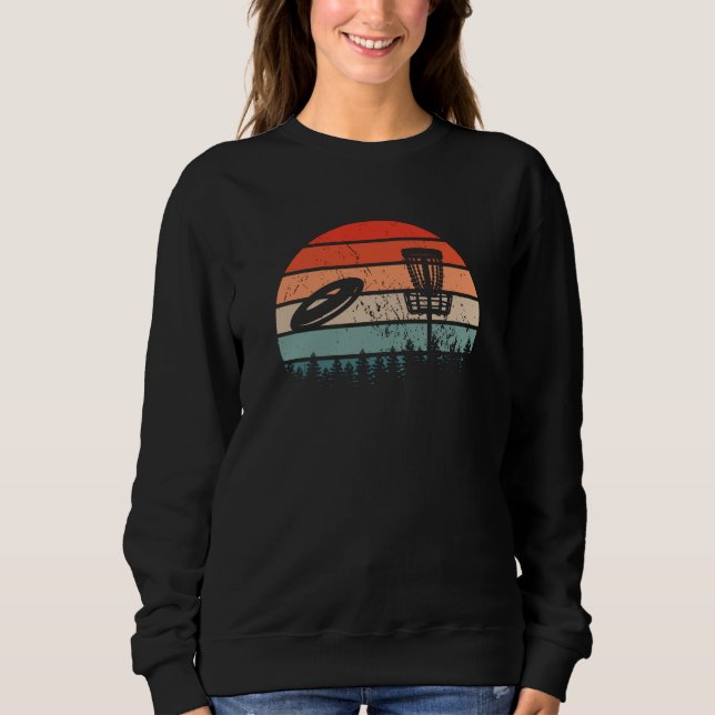 Disk Golf Retro Sweatshirt (Vorderseite)