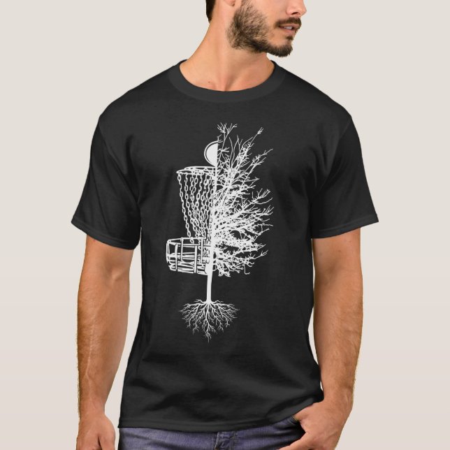 Disk Golf Shirt Basket Tree Frisbee Golf T - Shirt (Vorderseite)