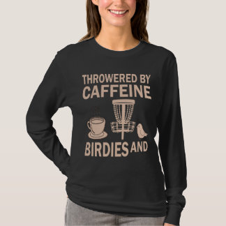 Disk Golf Shirt - Von Kaffee gespeist, Birdies