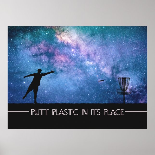 Disk Golf Stars Poster (Vorne)