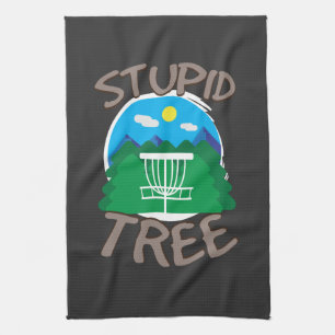 Disk Golf - Stupid Tree Geschirrtuch