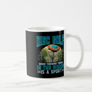 Disk Golf Throwing Dinge ist ein Sport-Disk Golfer Kaffeetasse