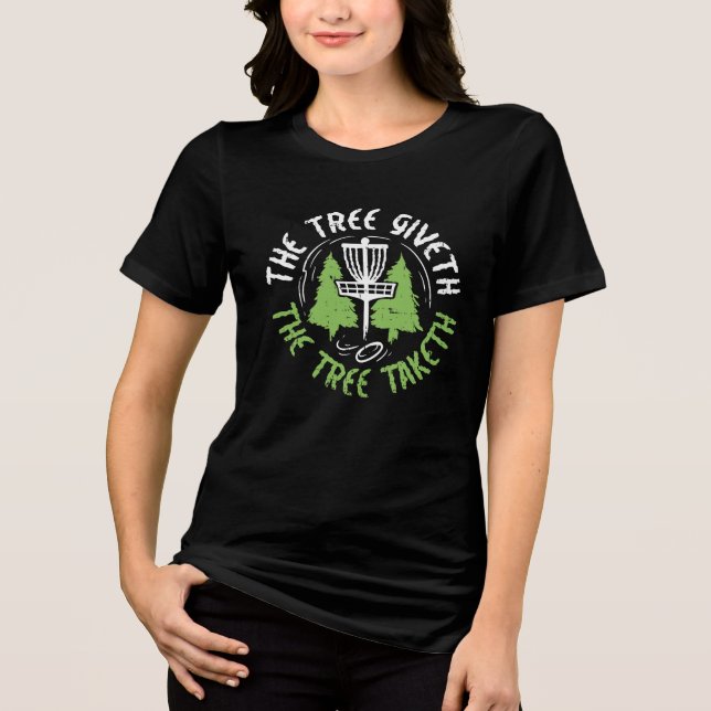 Disk Golf Tri-Blend Shirt (Vorderseite)