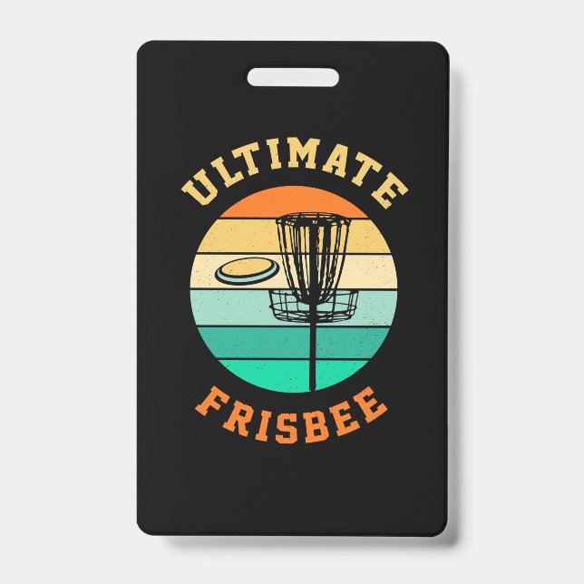Disk Golf Ultimate Frisbee Ausweis (Vorderseite)