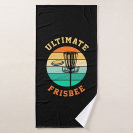 Disk Golf Ultimate Frisbee Badehandtuch