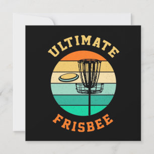 Disk Golf Ultimate Frisbee Feiertagskarte