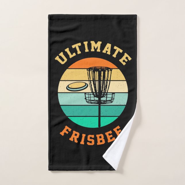 Disk Golf Ultimate Frisbee Handtuch (Handtuch)