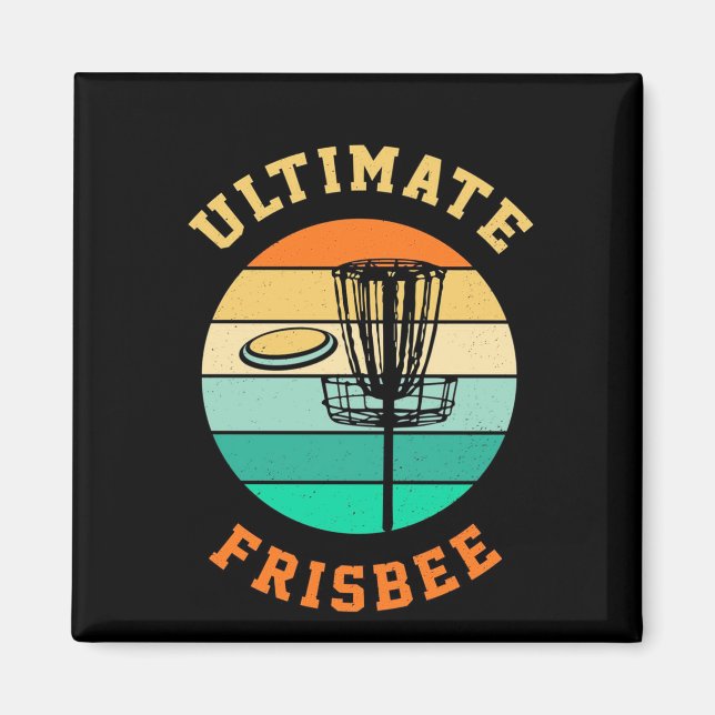Disk Golf Ultimate Frisbee Magnet (Vorne)