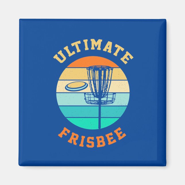 Disk Golf Ultimate Frisbee Magnet (Vorne)