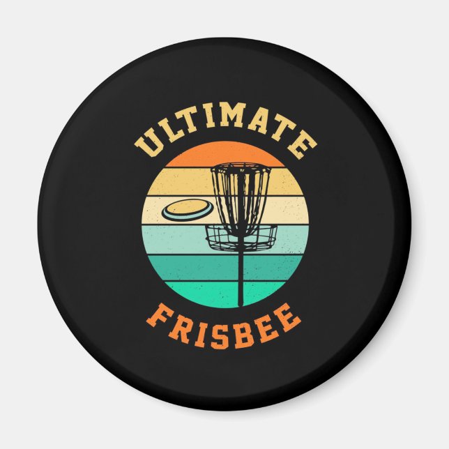 Disk Golf Ultimate Frisbee Magnet (Vorne)