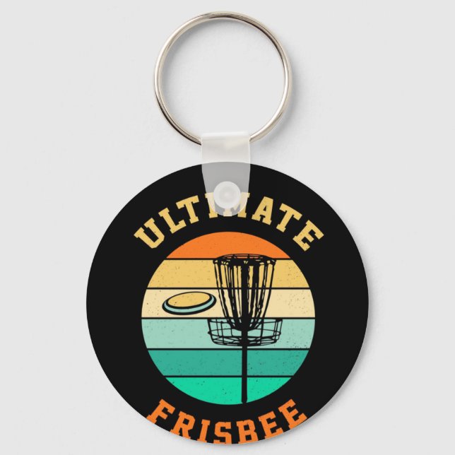 Disk Golf Ultimate Frisbee Schlüsselanhänger (Vorderseite)