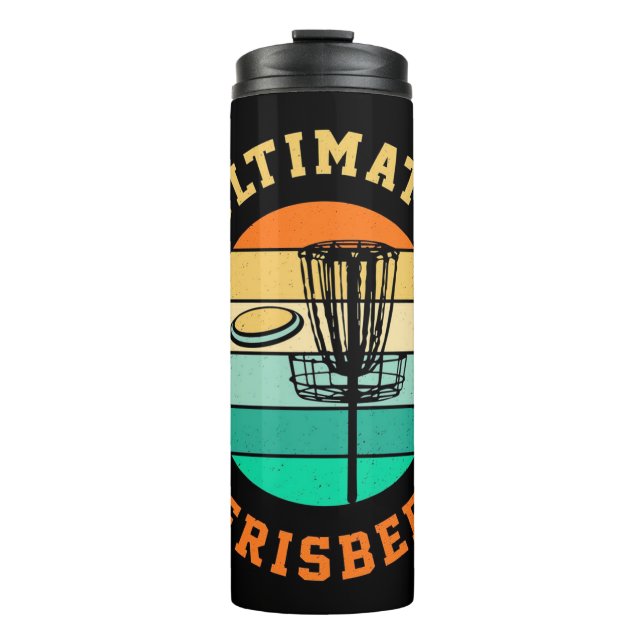 Disk Golf Ultimate Frisbee Thermosbecher (Vorderseite)