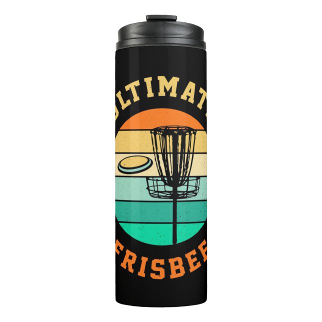 Disk Golf Ultimate Frisbee Thermosbecher (Vorderseite)