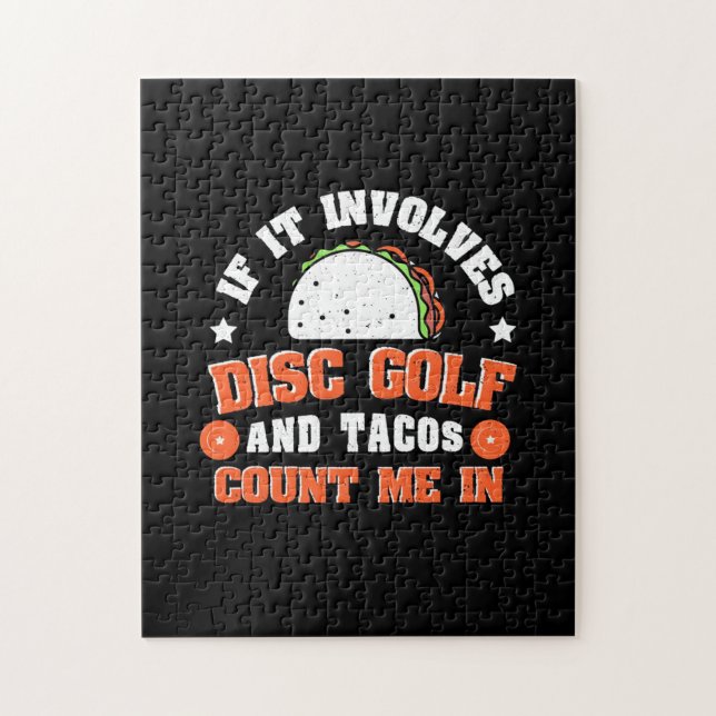 Disk Golf und Tacos zählen mich (Vertikal)