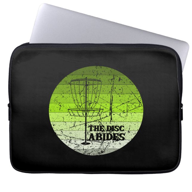 Disk Golf Vintag Laptopschutzhülle (Vorderseite)