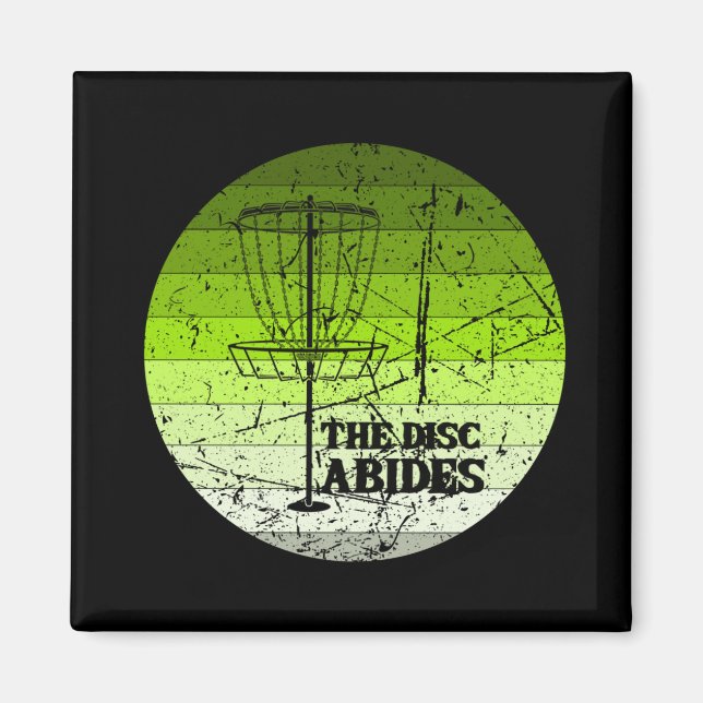 Disk Golf Vintag Magnet (Vorne)