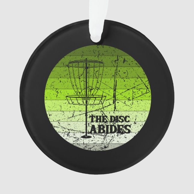 Disk Golf Vintag Ornament (Vorderseite)