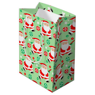 Disk Golf Weihnachtsfeiertag Mittlere Geschenktasc Geschenktüte