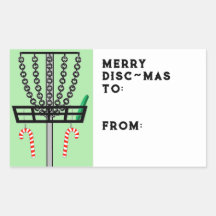 Disk Golf Weihnachtsgeschenk Tag