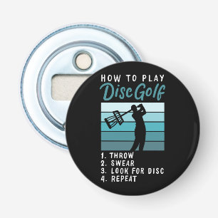 Disk Golf - Wie Sie Golf spielen Flaschenöffner