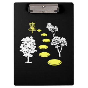Disk Golf Woods Disk Golfer-Geschenk Klemmbrett