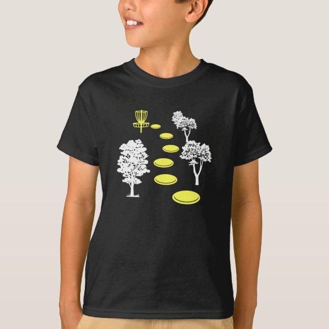 Disk Golf Woods Disk Golfer-Geschenk T-Shirt (Vorderseite)