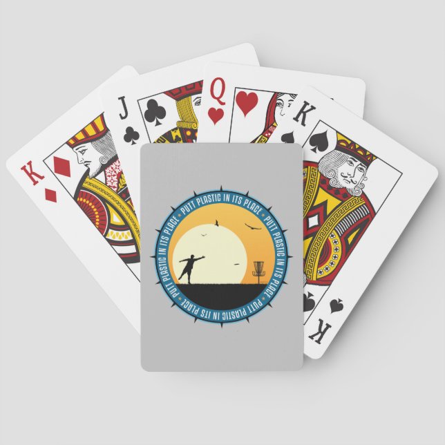 Disk Golfer Spielkarten (Rückseite)