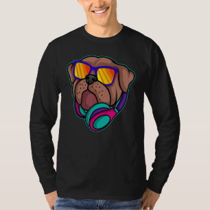 Disk Jockey Mops Radio Club Dj Turntablist Deejay  T-Shirt