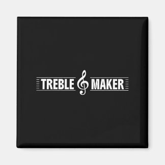 Diskantmacher Lustiger Violinschlüssel Musik Pun G Magnet